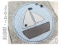 Preview: Segelboot im Doodle Kreis