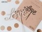 Preview: Cake Topper "lots of love"