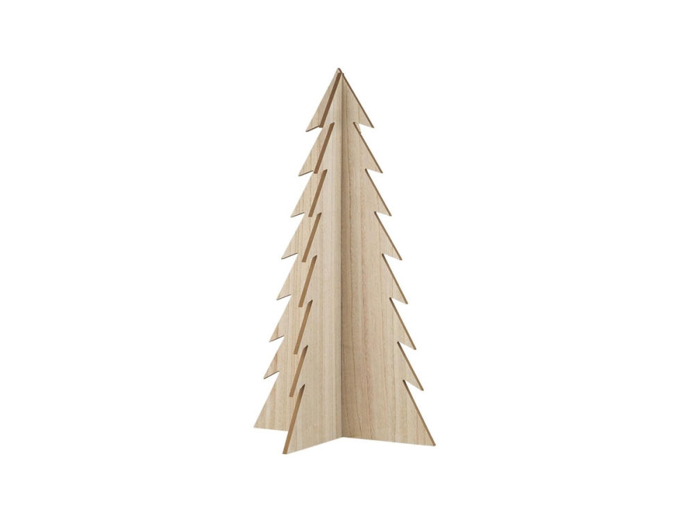 Stehender Weihnachtsbaum Holz 70 cm
