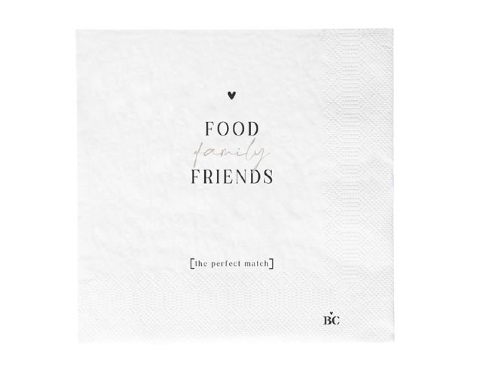 Papierservietten "Friends" 16,5 x 16,5 cm