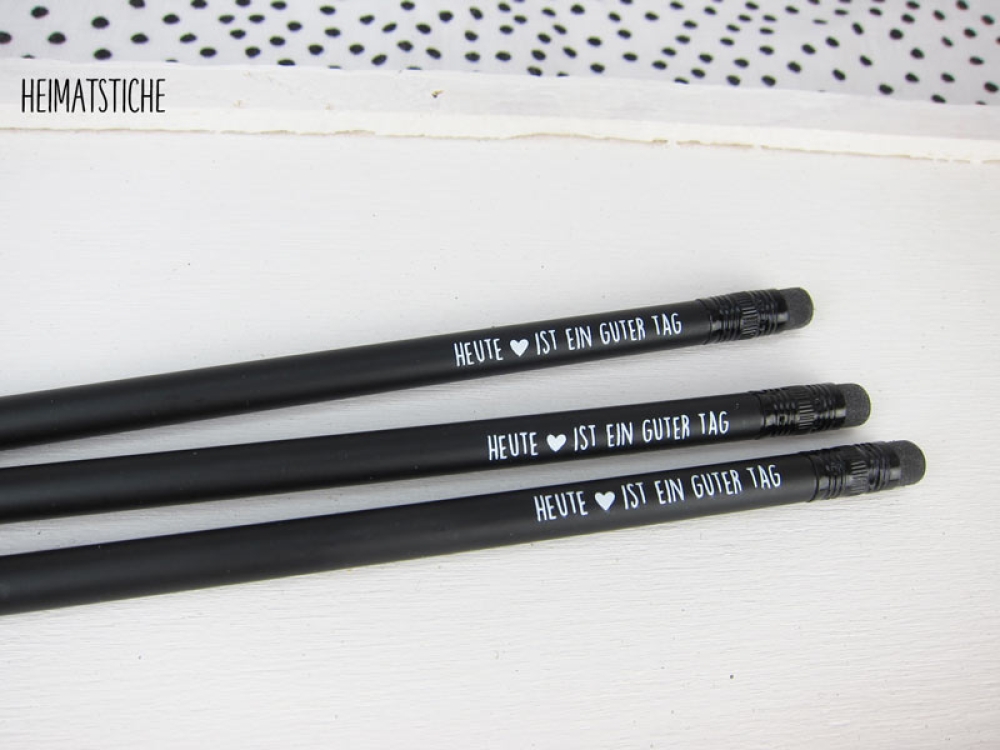 Bleistift "Heute" schwarz