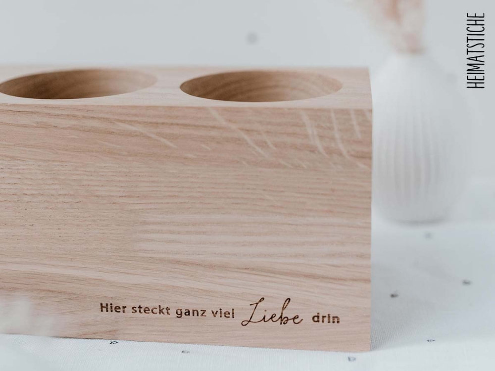 Holzblock "Liebe"