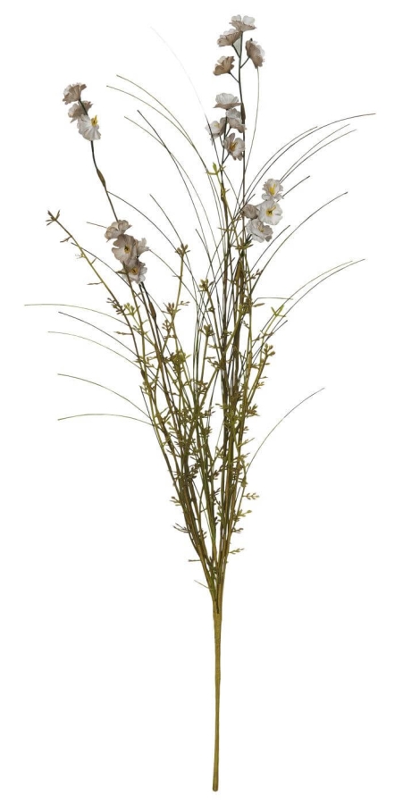 Kunstblumen kleine Blüten weiß beige