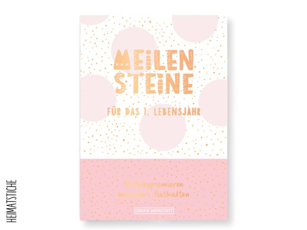 Meilenstein-Karten "rosa"