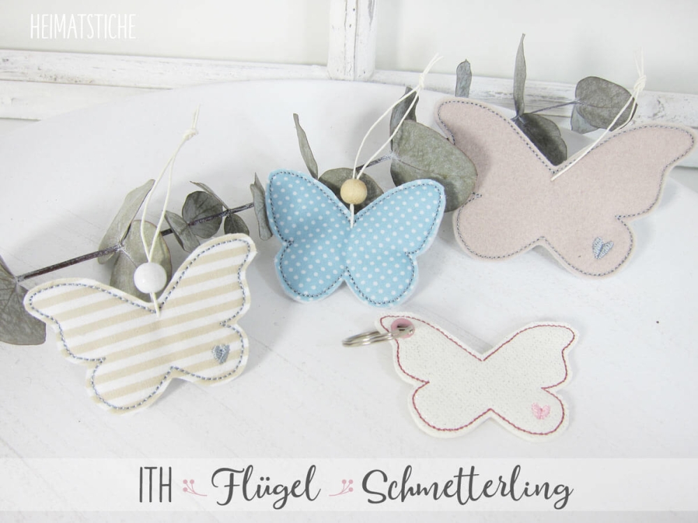 ITH - Flügel Schmetterling - Stickdatei