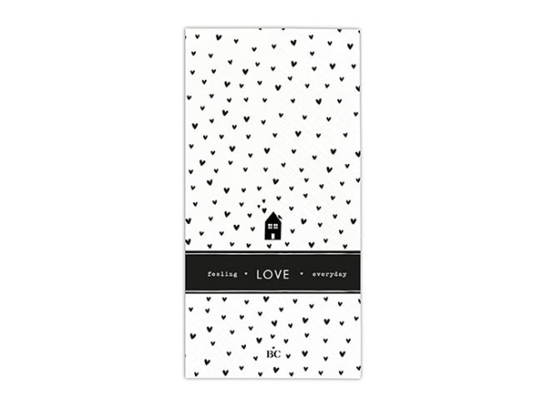 Papierservietten "LOVE" 10 x 20 cm